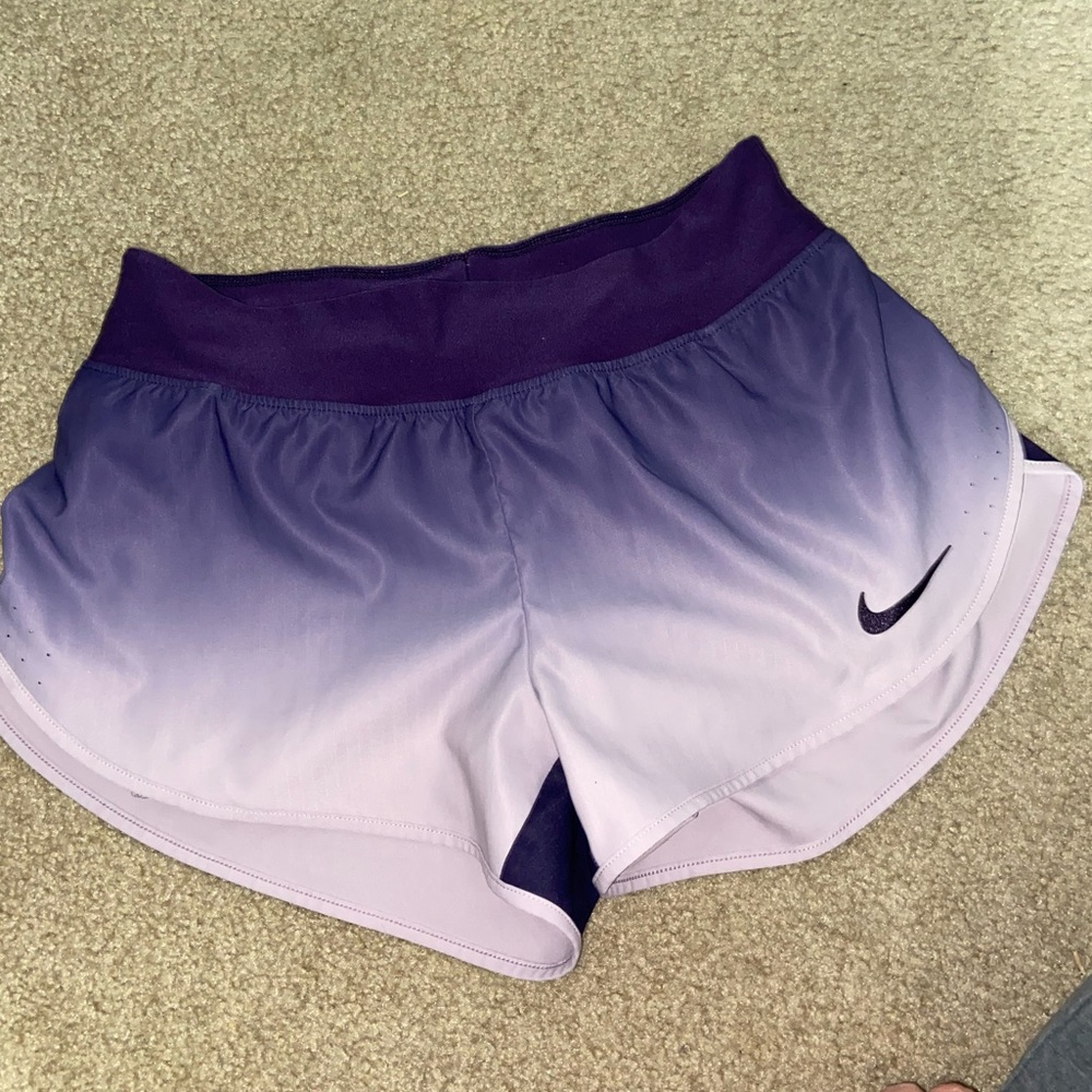 Nike Purple Ombre Shorts Dri Fit Size XS